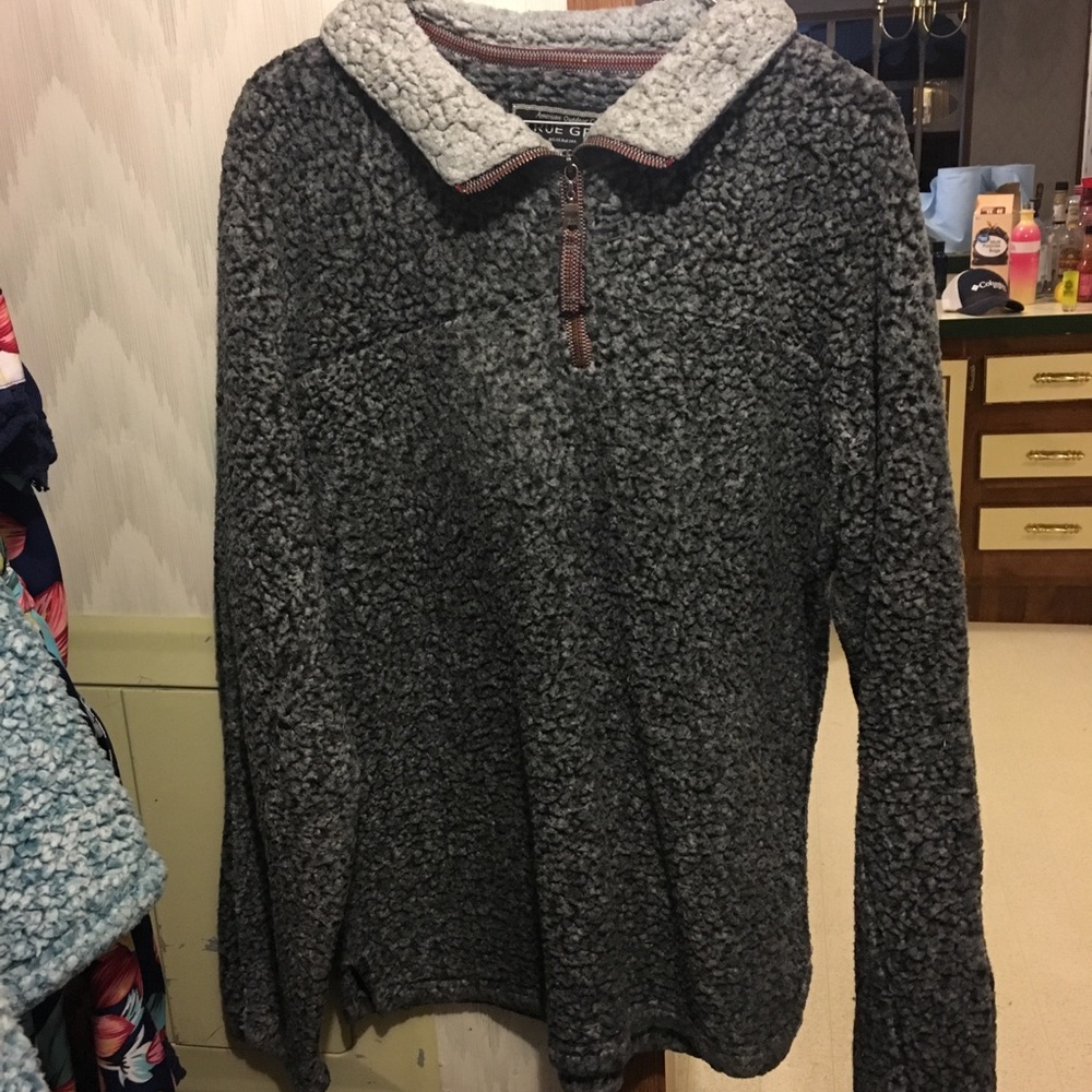 True grit Sherpa pullover